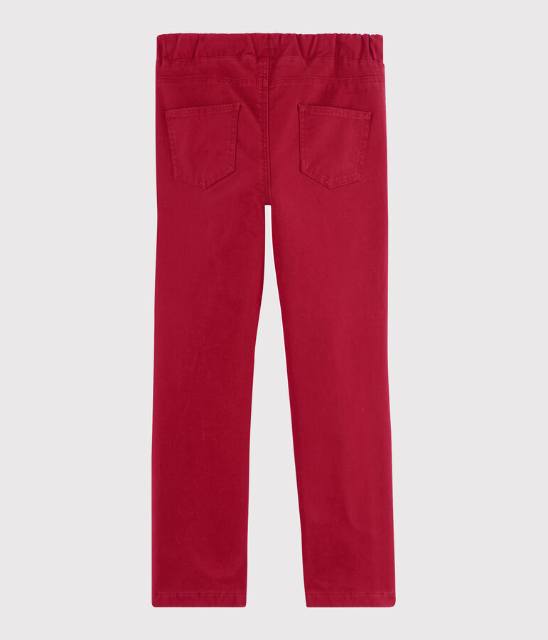 Pantaloni caldi bambino rosso