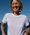 T-shirt L'ICONIQUE in lino Donna bianco ECUME