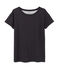 Maxi t-shirt donna in tubique extra-fine chiné grigio CITY CHINE