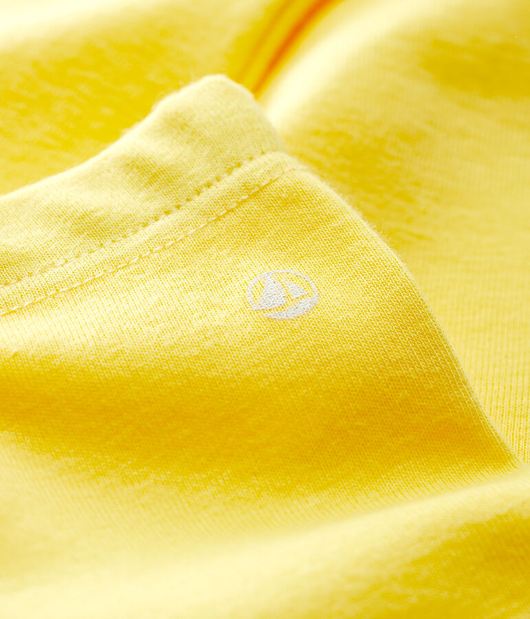 Leggins per beb&egrave; in cotone giallo RAIPONCE