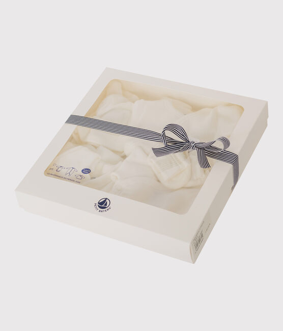 Cofanetto regalo nascita in spugna bouclette variante 1