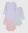 Set di body a maniche lunghe in cotone traforato neonato variante 1