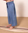 Pantaloni ampi in denim leggero bambina blu DENIM CLAIR