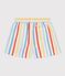 Shorts da bagno a righe neonato bianco MARSHMALLOW/bianco MULTICO