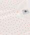 Camicia da notte in cotone motivo cuoricino bambino bianco MARSHMALLOW/ PAPAYE