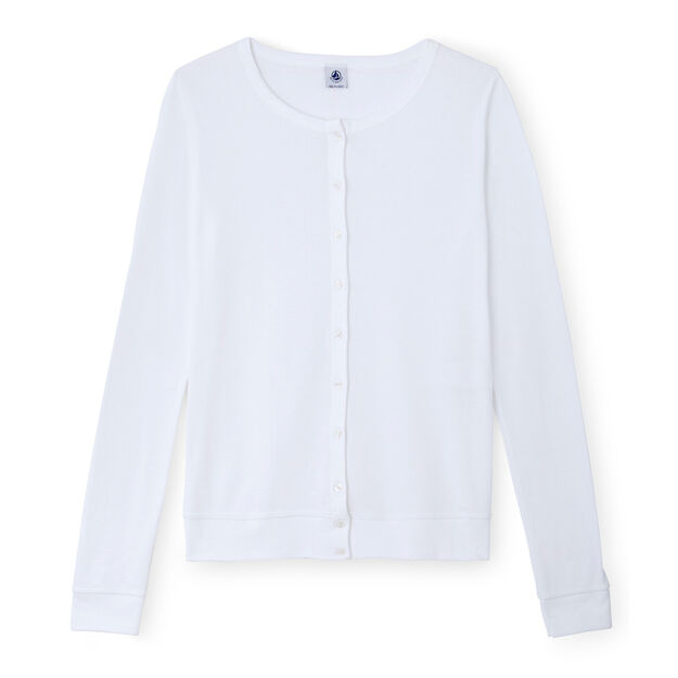 Cardigan donna bianco