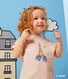 T-shirt Monsieur Madame in cotone neonato
