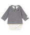 Body tee-shirtML bebé maschio blu SMOKING/bianco MARSHMALLOW