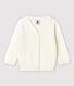 Cardigan in tricot jersey cotone/lino bebè maschio