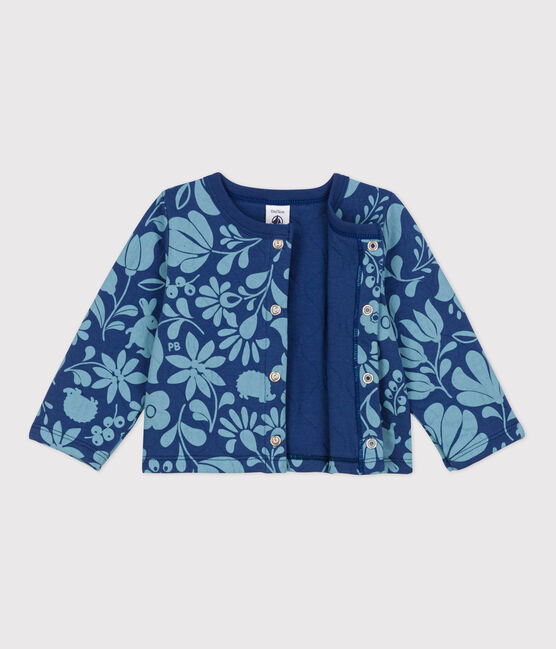 Cardigan bebè con stampa in tubique trapuntato CREPUSCULE/ ROVER