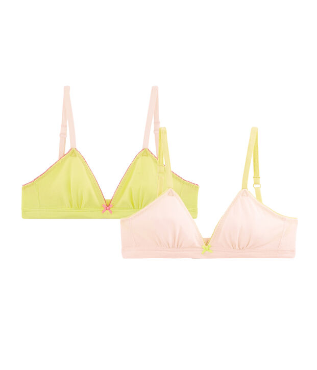 Duo reggiseni ragazza multicolore