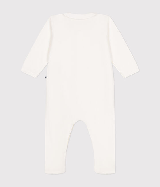 Pigiama in tubique neonato bianco MARSHMALLOW