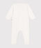 Pigiama in tubique neonato bianco MARSHMALLOW