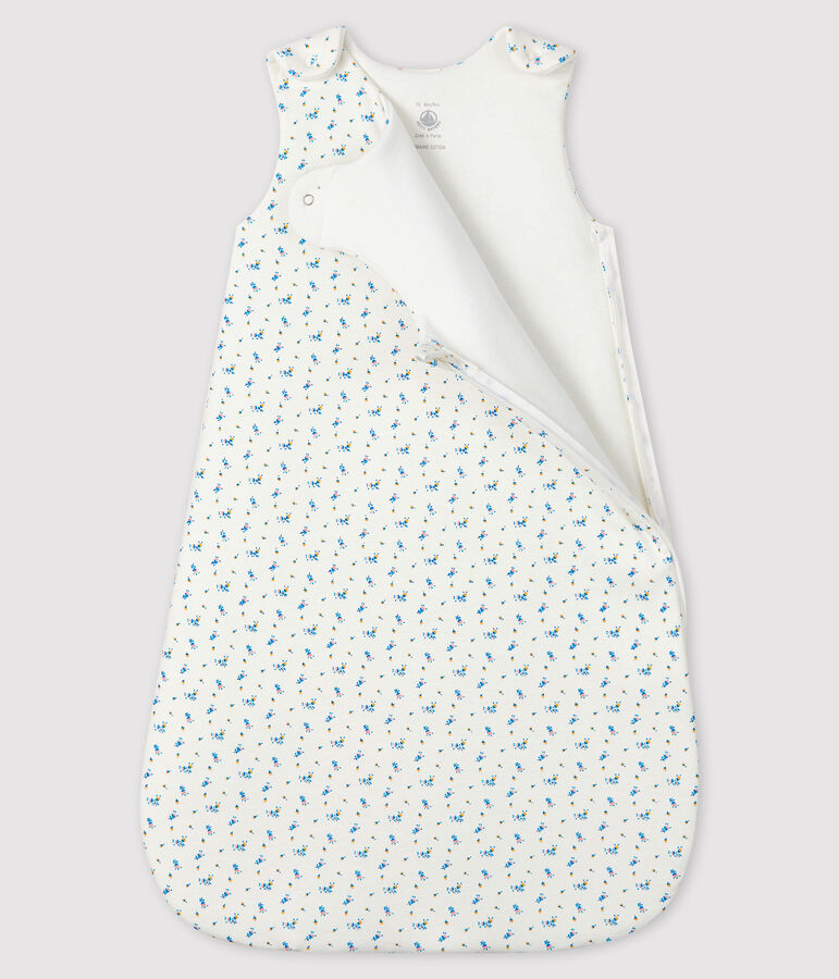 Sacco nanna beb&egrave; a costine bianco MARSHMALLOW/bianco MULTICO