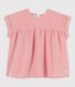 Blusa bebè a manica corta in cotone biologico