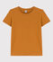 T-shirt LE DROIT girocollo in cotone donna marrone TOAST