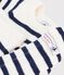 Completo in maglia a righe neonato blu/blu