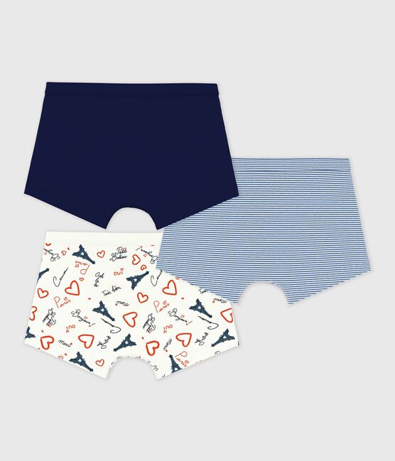 Set di boxer in cotone con stampa Parigi in vita bambino variante 1