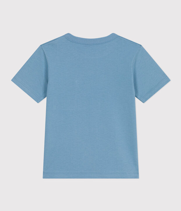 T-shirt a maniche corte bambino blu