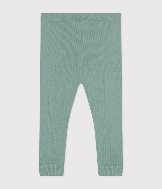 Leggings in cotone per bebè verde PAUL