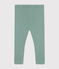 Leggings in cotone per bebè verde PAUL