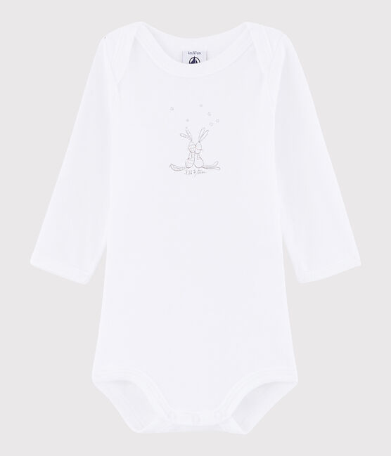 Body manica lunga bebè unisex bianco ECUME
