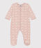 Tutina pigiama balene rosa in ciniglia SALINE/ MARSHMALLOW