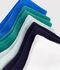 5 paia di calzini in cotone tinta unita neonato multicolore
