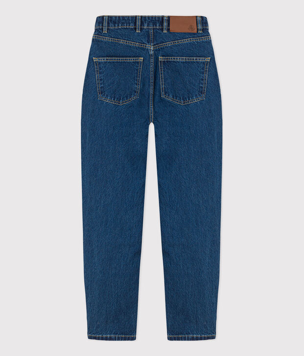 Jeans eco-sostenibili in cotone Donna blu