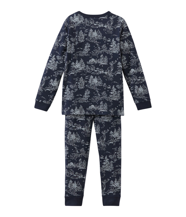 Pigiama per bambino blu/bianco