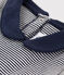 Abito per bebè femmina millerighe blu SMOKING/beige COQUILLE