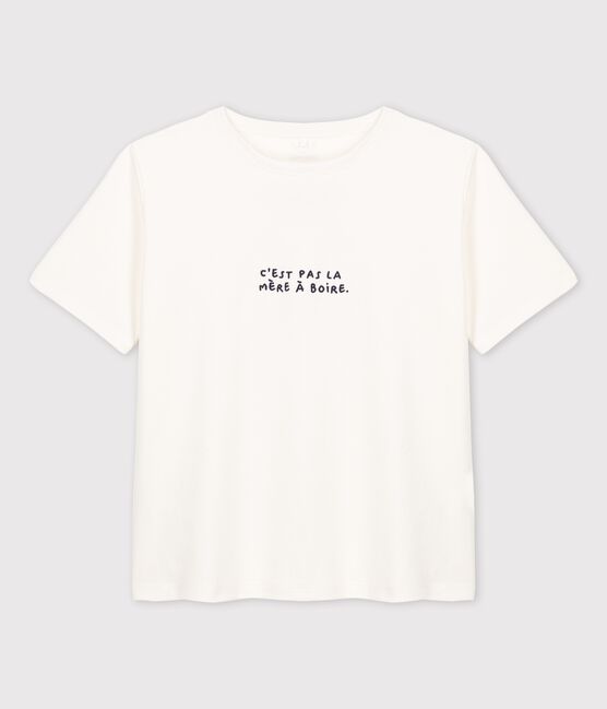T-shirt Tajinebanane x Petit Bateau bianco MARSHMALLOW