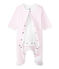 Bodygiama Bebé unisex rosa VIENNE/bianco ECUME