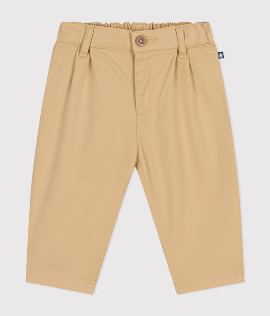Pantaloni in serge bebè beige FACILE