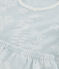 Pigiama corto fantasia hawaiana blu bambina in cotone PLEINAIR/ MARSHMALLOW