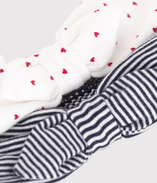 SET DI 2 FASCE ICONICHE IN COTONE PER BAMBINI multicolore