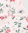 Pigiama senza piedini in cotone a fiori neonato rosa FLEUR/bianco MULTICO