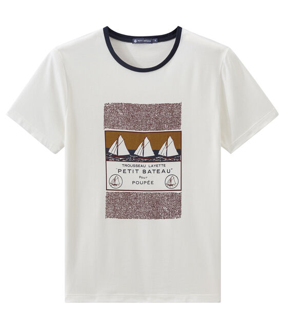 Tee-shirt MC unisex bianco MARSHMALLOW