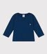 T-shirt a maniche lunghe in jersey fiammato per bebè