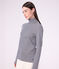 T-shirt dolcevita L'ICONIQUE in cotone Donna blu/bianco
