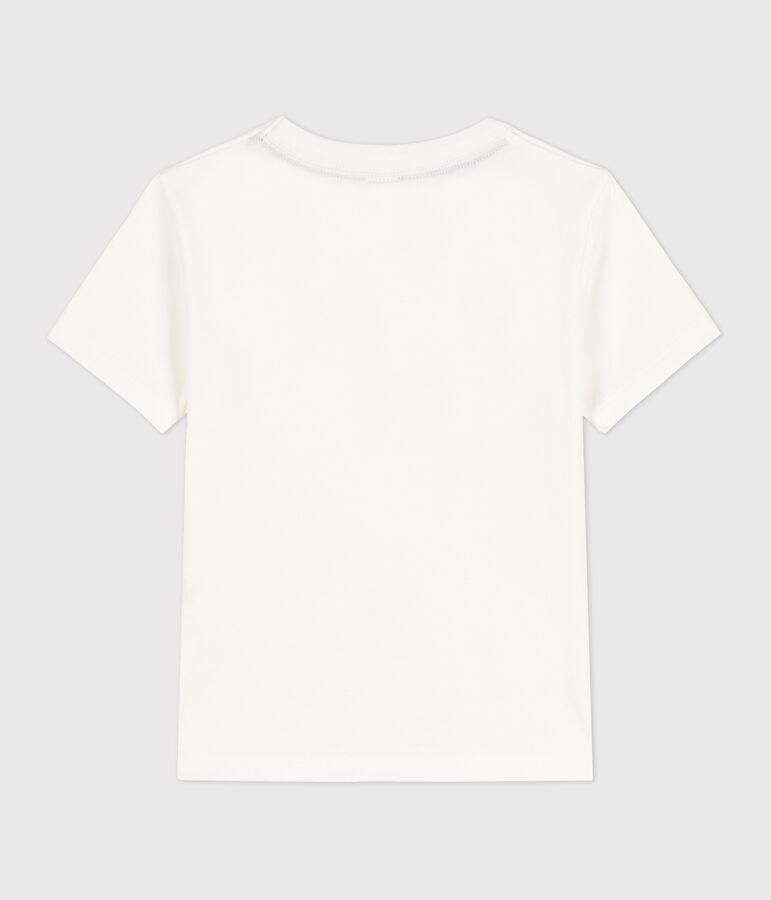 T-shirt  maniche corte in cotone bambino bianco
