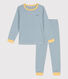Pigiama millerighe unisex in cotone