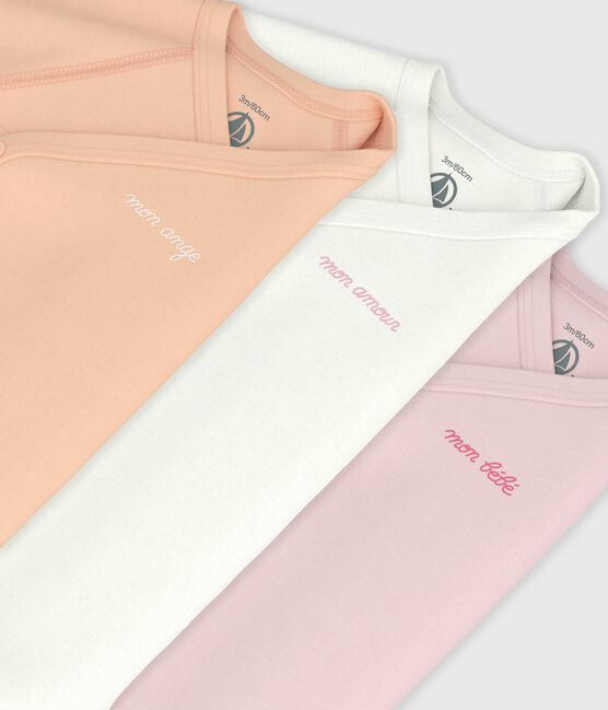 Set di body incrociati a maniche lunghe in cotone fantasia neonato variante 2