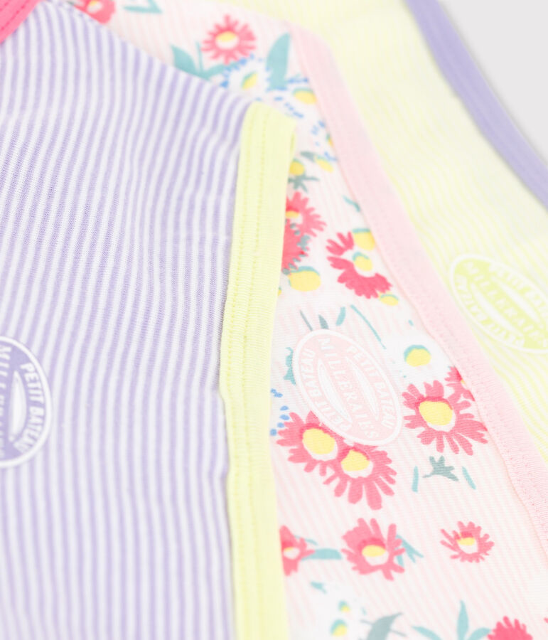 Trio slip bambina multicolore