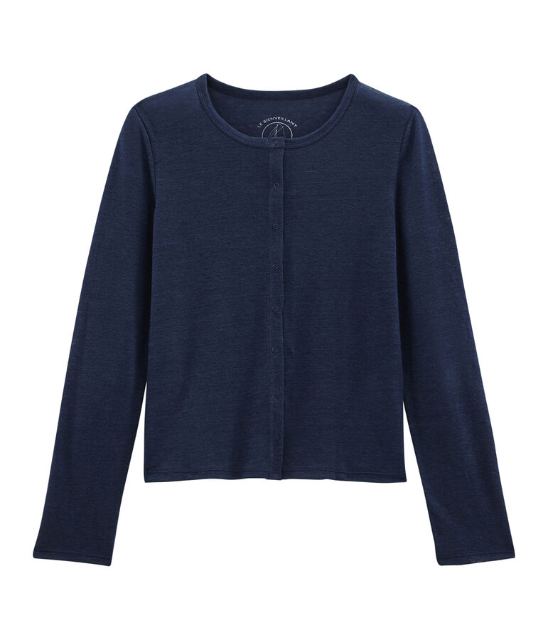 Cardigan donna blu