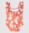 Costume intero ecoresponsabile bebè rosa PAPAYE/ MARSHMALLOW