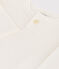 T-shirt maniche lunghe bebè in cotone bianco MARSHMALLOW