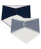 Set da 2 bandane-bavaglini bebè unisex variante 1