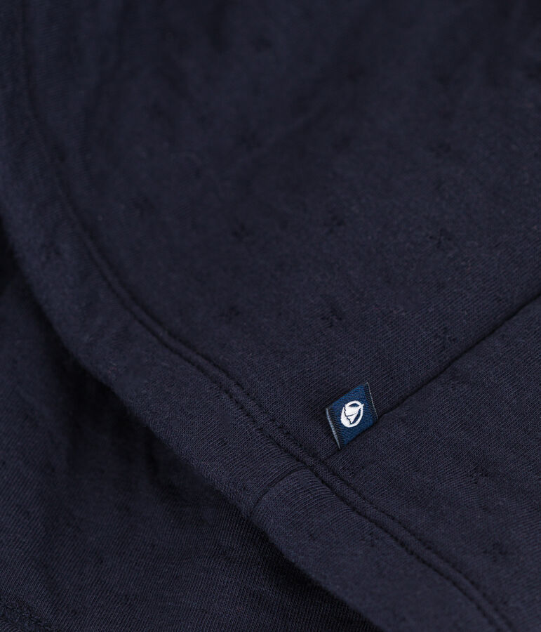 Abiti maniche lunghe tinta unita bambina blu