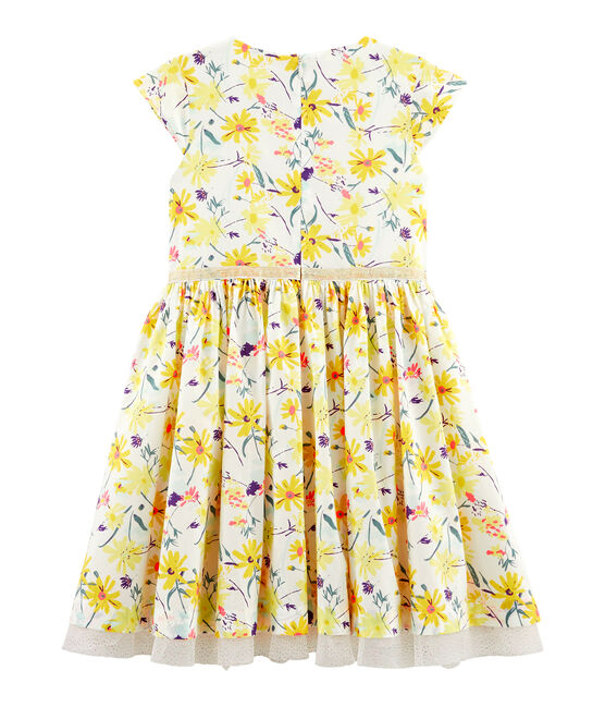 Vestito a maniche corte bambina bianco MARSHMALLOW/bianco MULTICO